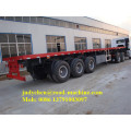 3 axles 20'/40' Flatbed Container  Semi Trailer